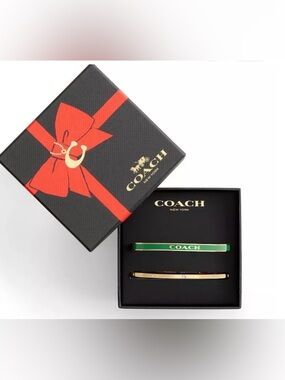 Coach Bangle Bracelet Duo Set